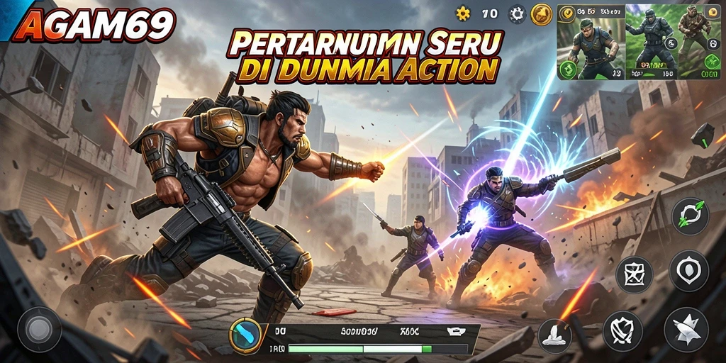 Gameplay menegangkan di AGAM69 dengan pertarungan yang seru.