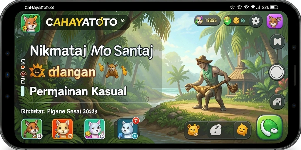 Gameplay CAHAYATOTO yang mengasyikkan dan penuh warna.