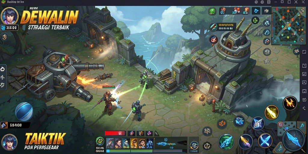 Gambar gameplay DEWALIN menampilkan aksi strategi yang mendebarkan.