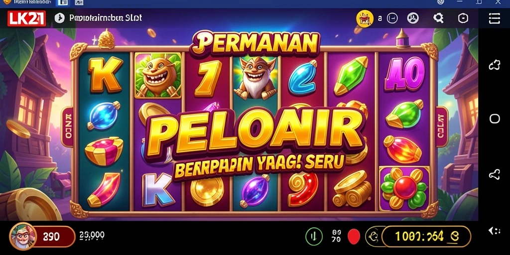 Gameplay LK21 yang menarik dengan grafis slot menawan.