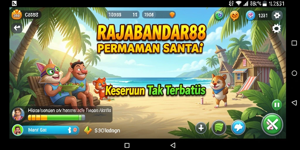 Tangkapan layar dari gameplay seru RAJABANDAR88.