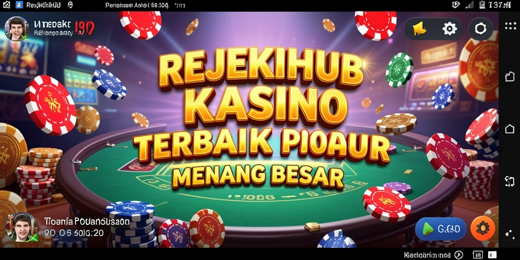 Screenshot gameplay <strong>REJEKIHUB</strong> menunjukkan keseruan bermain kasino.