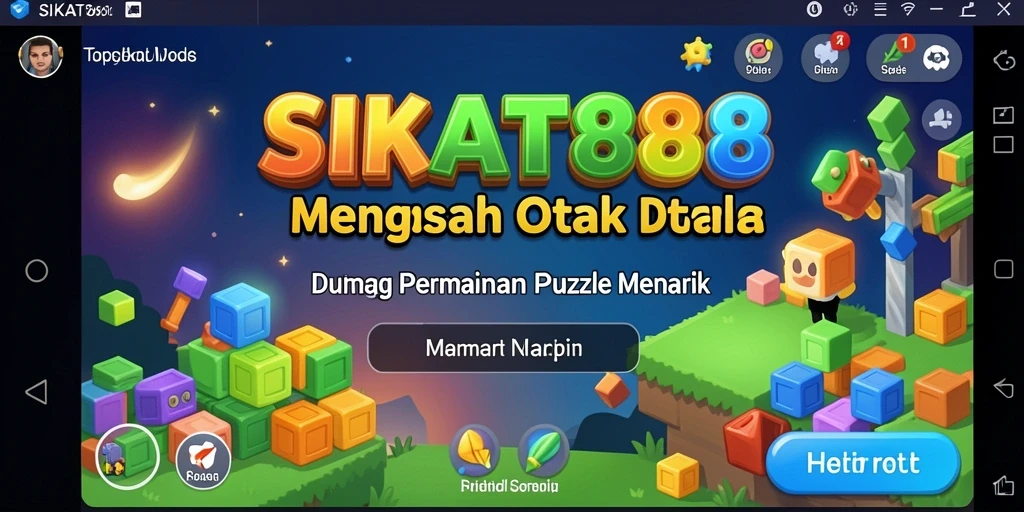 Tampilan gameplay Puzzle yang menarik dan menantang.